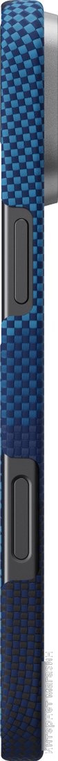 Pitaka StarPeak Tactile Woven для iPhone 16 (темно-синий)