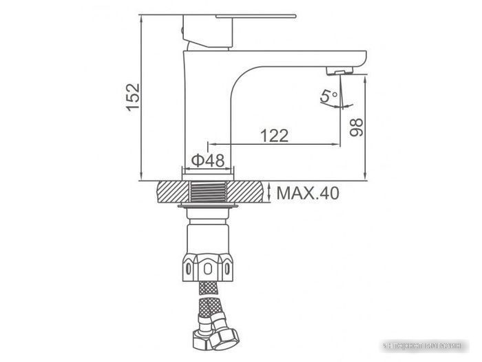Смеситель Ledeme L71018