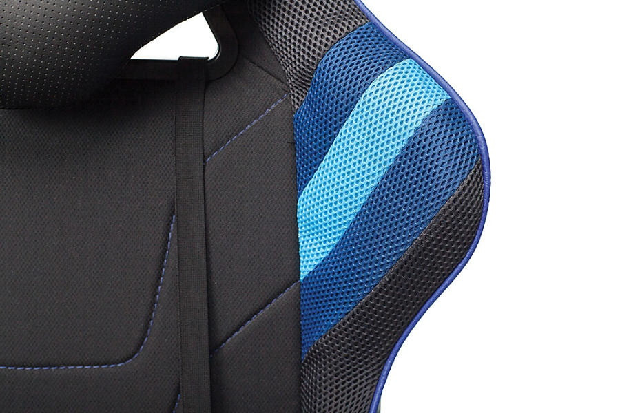 Кресло Бюрократ Viking 4 Aero Blue Edition (черный)