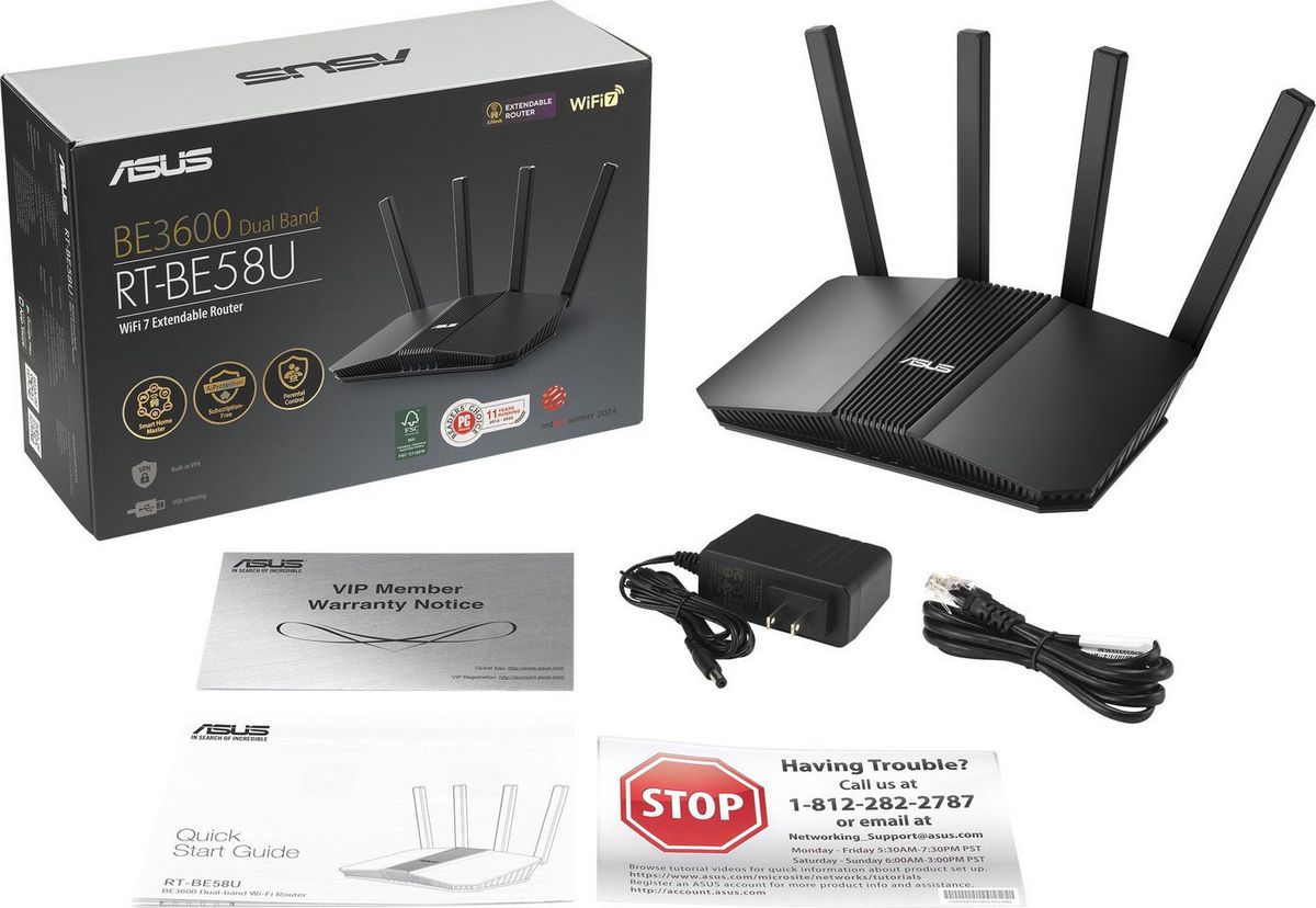 Wi-Fi роутер ASUS RT-BE58U