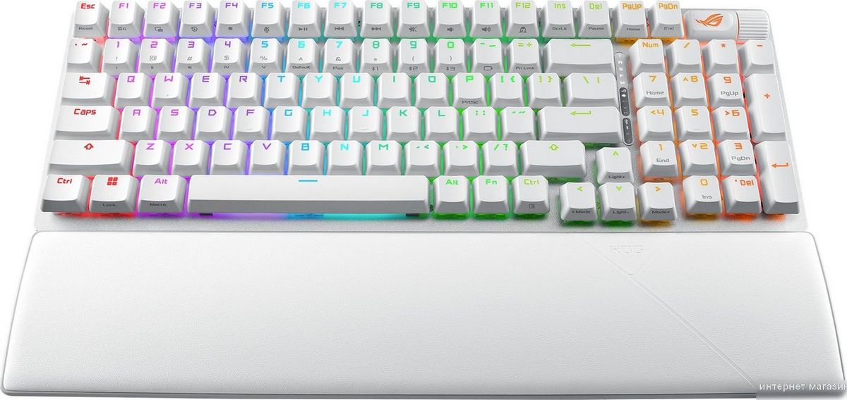 Клавиатура ASUS ROG Strix Scope II 96 Wireless Moonlight White (NX Snow)