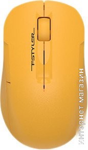 Мышь A4Tech Fstyler FG15CS Air2 (желтый)