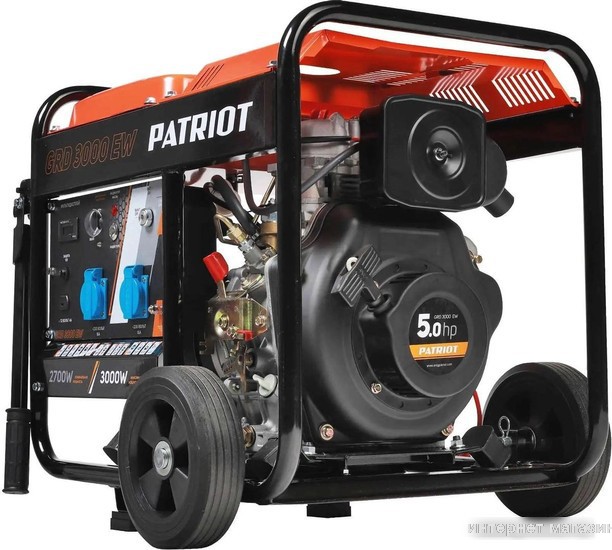 Дизельный генератор Patriot GRD 3000EW