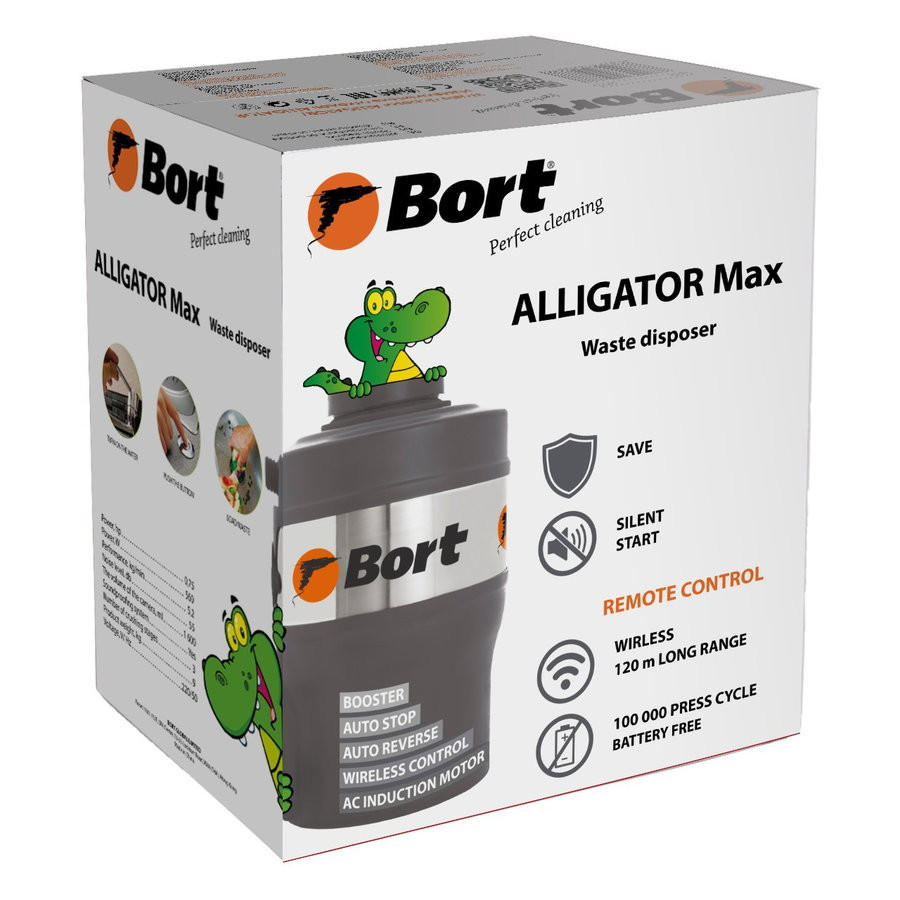 Измельчитель пищевых отходов Bort Alligator