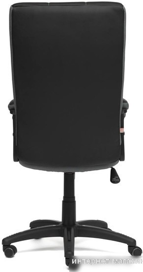 Кресло TetChair Trendy (иск. кожа/ткань, черный/серый)
