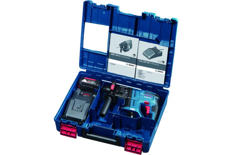 Перфоратор Bosch GBH 180-LI Professional 0611911122 (с 1-им АКБ, кейс)