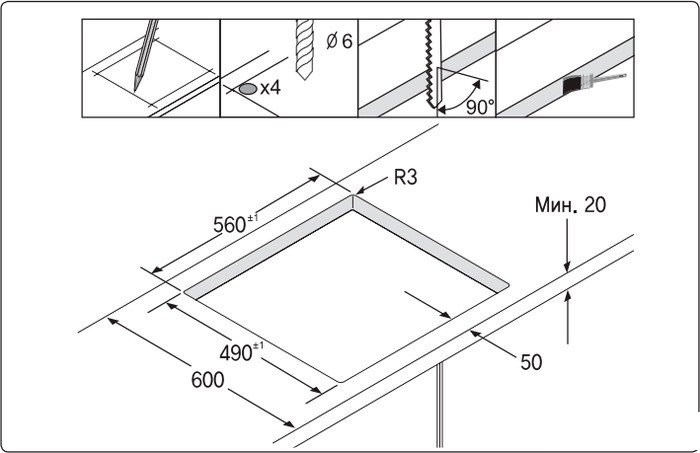 Варочная панель Samsung NZ64T3516CK