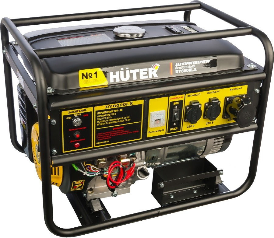 Бензиновый генератор Huter DY8000LXA