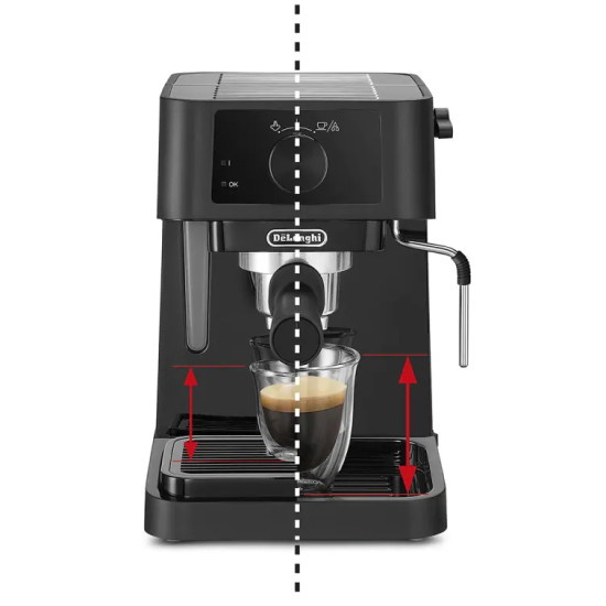 Рожковая помповая кофеварка DeLonghi Stilosa EC230.BK