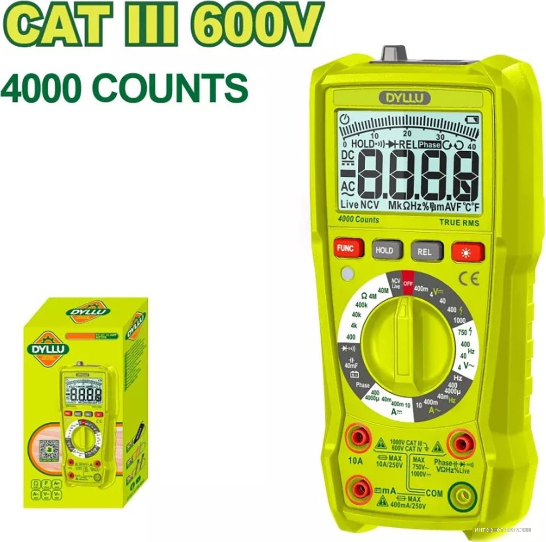 Мультиметр Dyllu DTDM2502