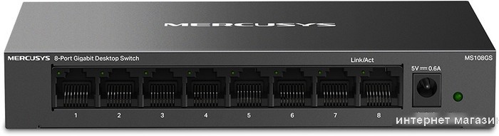 Неуправляемый коммутатор Mercusys MS108GS