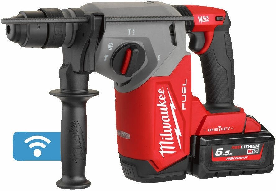 Перфоратор Milwaukee M18 FUEL M18ONEFHX-552X 4933478504 (с 2-мя АКБ, кейс)