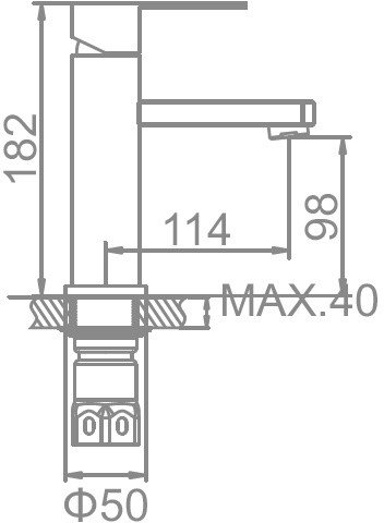 Смеситель Ledeme H733 L71033B (черный)