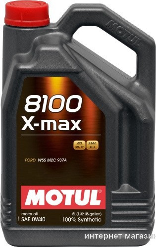 Моторное масло Motul 8100 X-Max 0W-40 5л