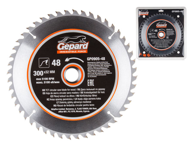 Пильный диск Gepard GP0905-48