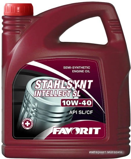 Моторное масло Favorit Stahlsynt Intellect SL 10W-40 5л
