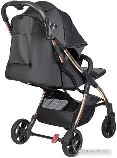 Коляска прогулочная «книга» Farfello Sunrise FS-002 (черный/золото)