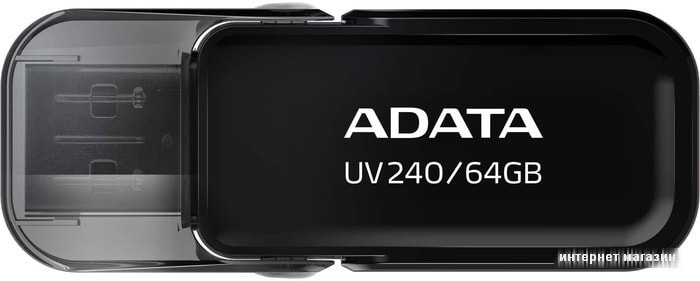 USB Flash A-Data UV240 64GB (черный)