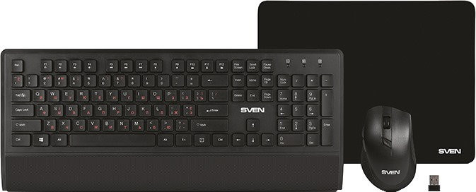 Клавиатура + мышь с ковриком SVEN KB-C3800W