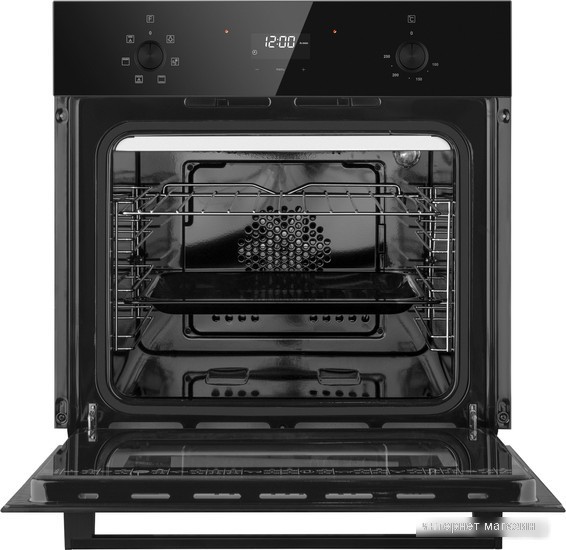 Электрический духовой шкаф Weissgauff EOV 676 SВ Black Edition