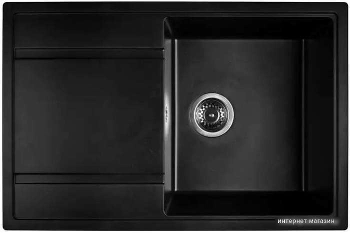 Кухонная мойка Wisent W780-25 (оникс)