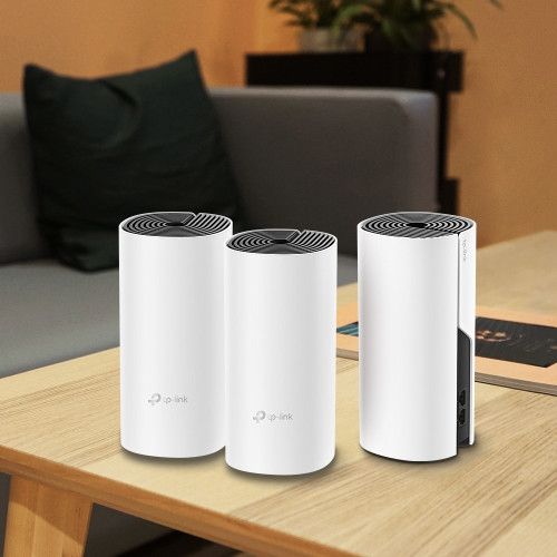 Wi-Fi роутер TP-Link Deco E4 (3 шт.)