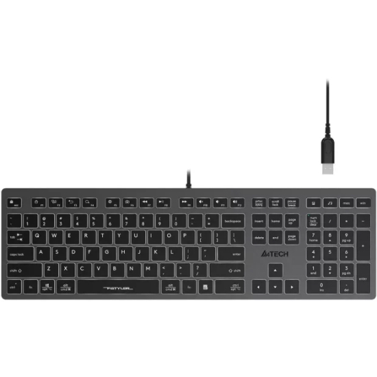 Клавиатура A4Tech Fstyler FX60H (белая подсветка)