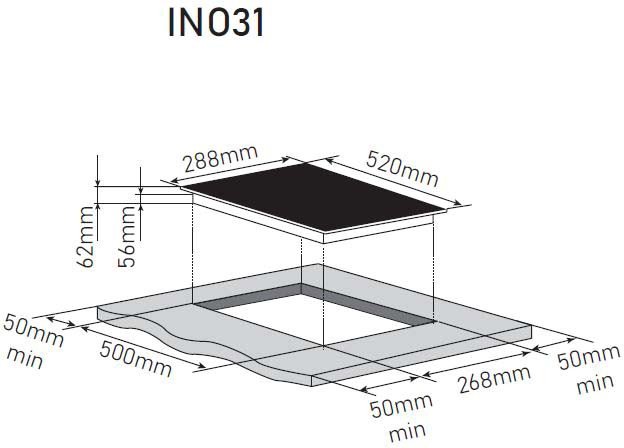 Варочная панель ZorG INO31 white