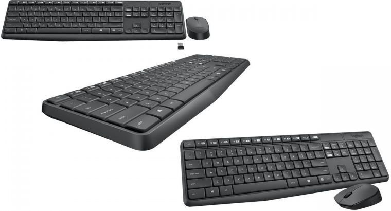 Мышь + клавиатура Logitech MK235 Wireless Keyboard and Mouse [920-007948]