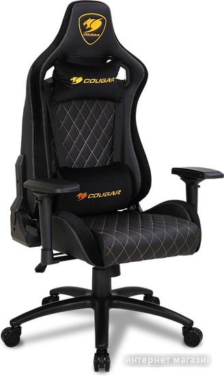 Кресло Cougar Armor S Royal (черный/золотистый)