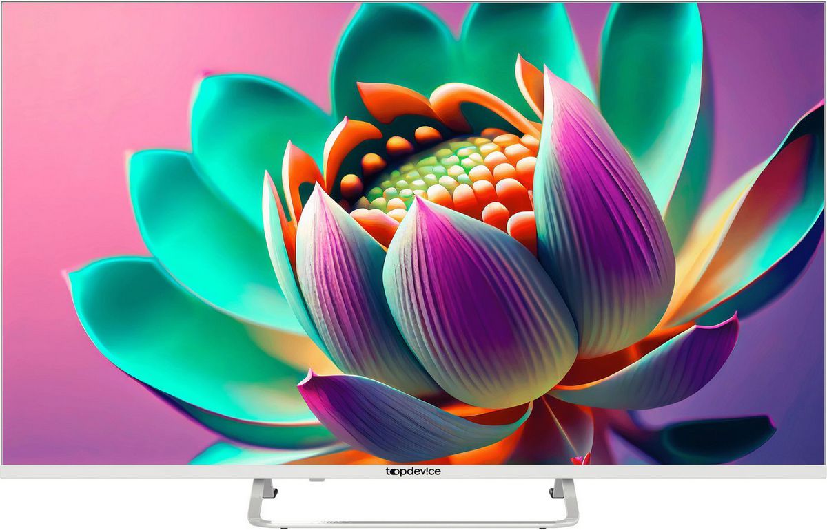 Телевизор Topdevice 43? SMART TV YаOS (белый)