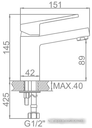 Смеситель Ledeme L1067