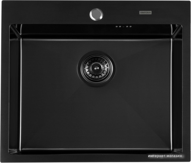 Кухонная мойка ARFEKA AF 600*505 Black PVD Nano