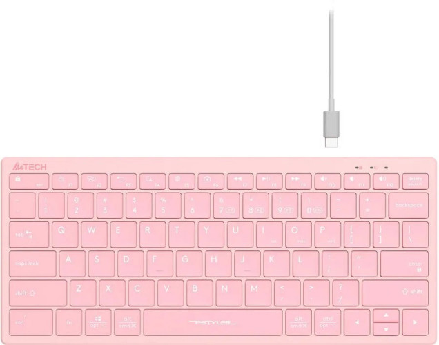 Клавиатура A4Tech Fstyler FBX51C (розовый)
