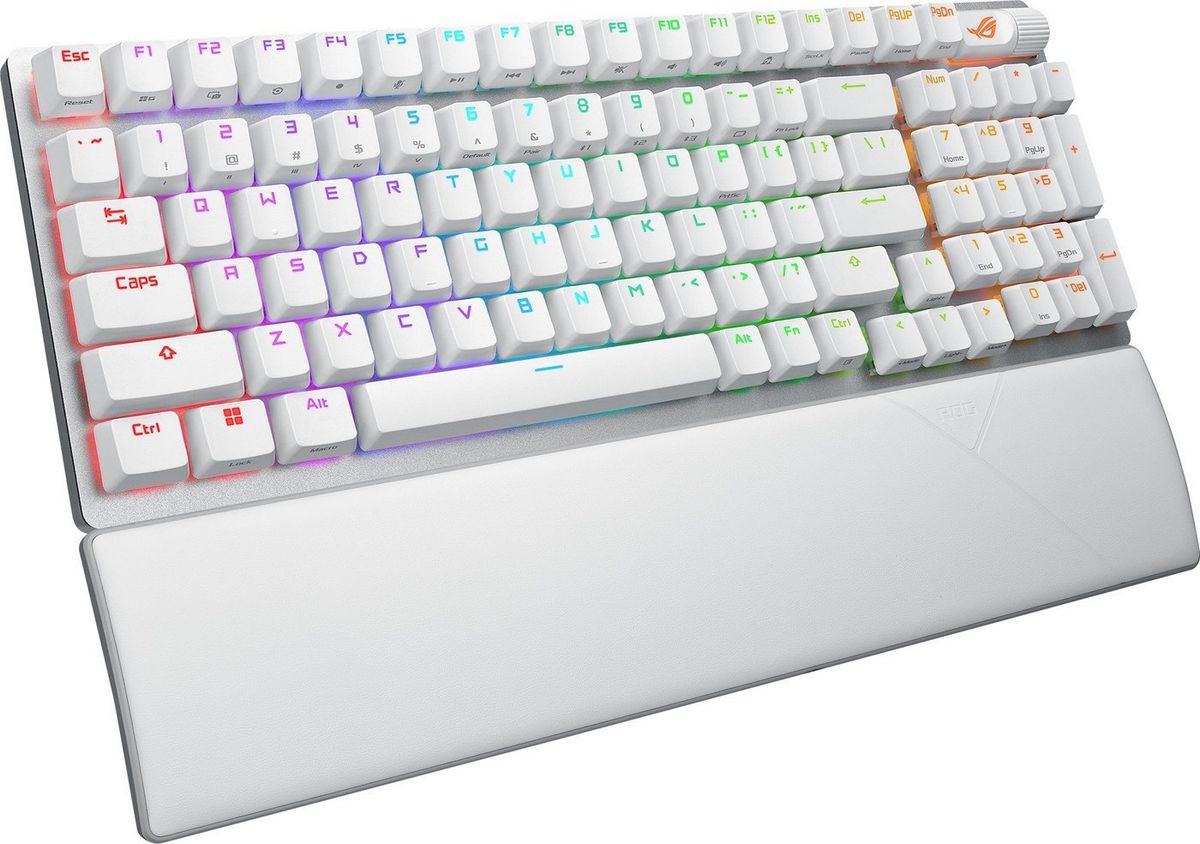 Клавиатура ASUS ROG Strix Scope II 96 Wireless Moonlight White (NX Snow)