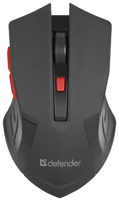 Мышь Defender Accura MM-275 (черный/красный)