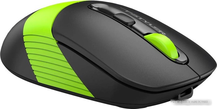 Мышь A4Tech Fstyler FG10CS Air (черный/зеленый)