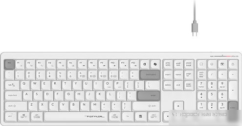 Клавиатура A4Tech Fstyler FBX55C (белый)