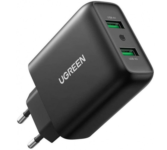 Сетевое зарядное Ugreen CD161 10216 (черный)