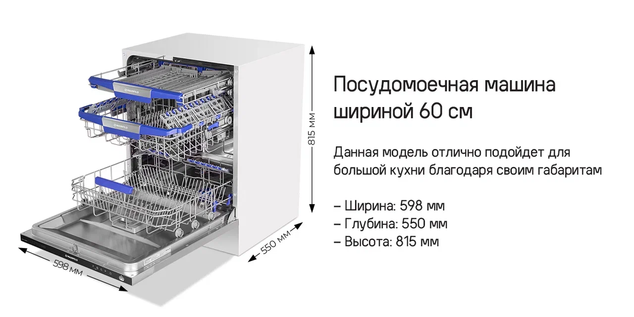 Встраиваемая посудомоечная машина MAUNFELD MLP-12IMROI