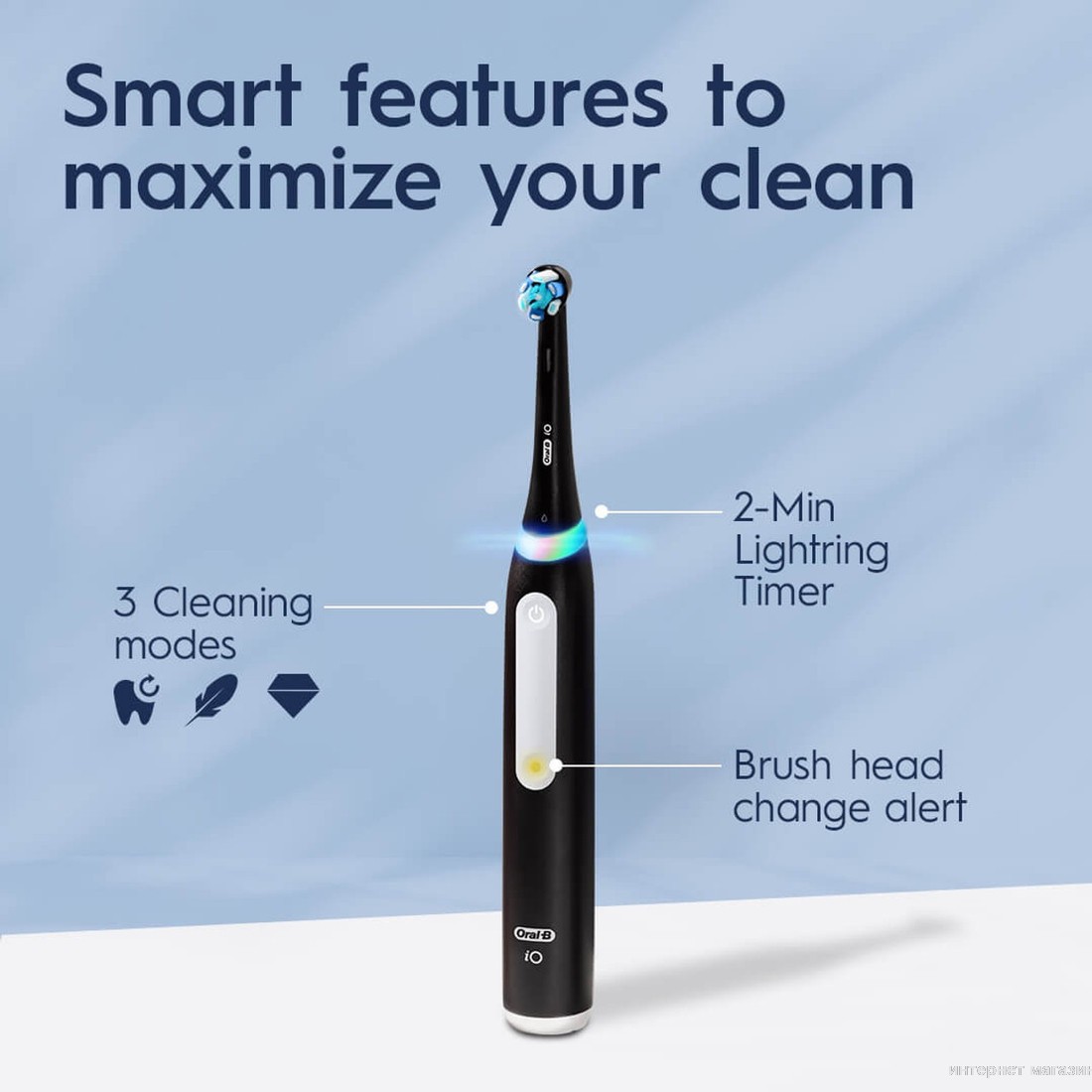 Электрическая зубная щетка Oral-B iO 3 iOG3.1A6.0 (черный)