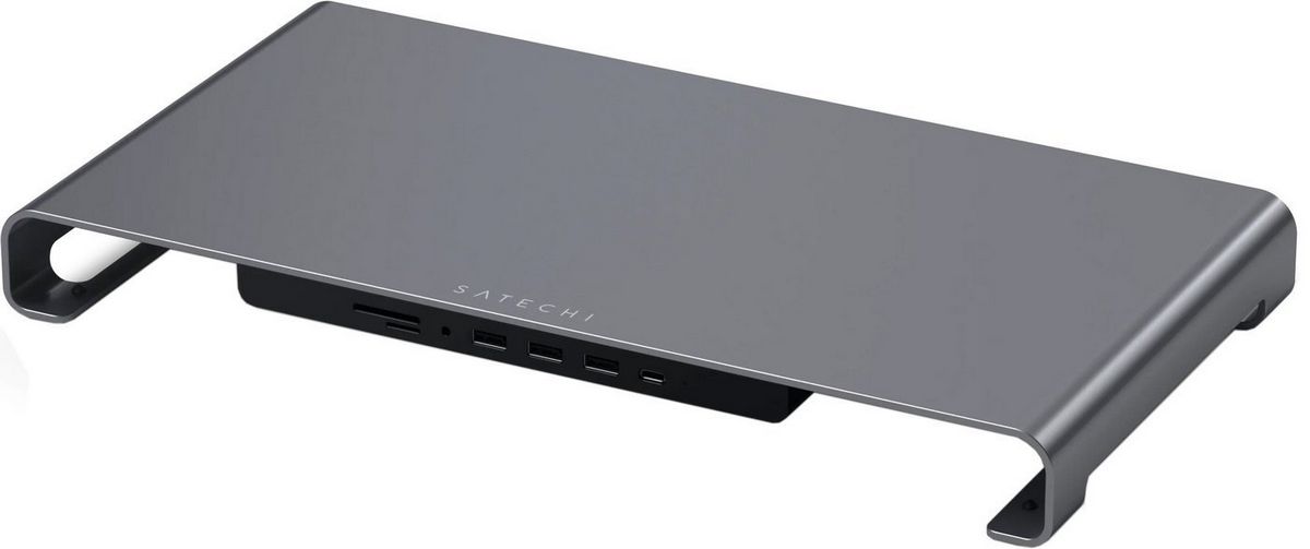 Satechi USB-C Monitor Stand Hub XL ST-UCSHXLM (серый)