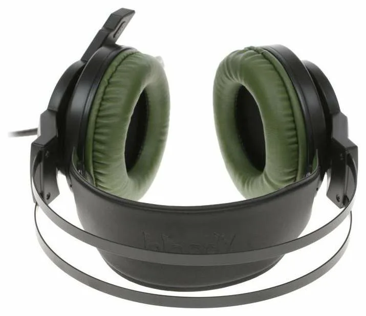 Наушники A4Tech Bloody J450 (черный/зеленый)