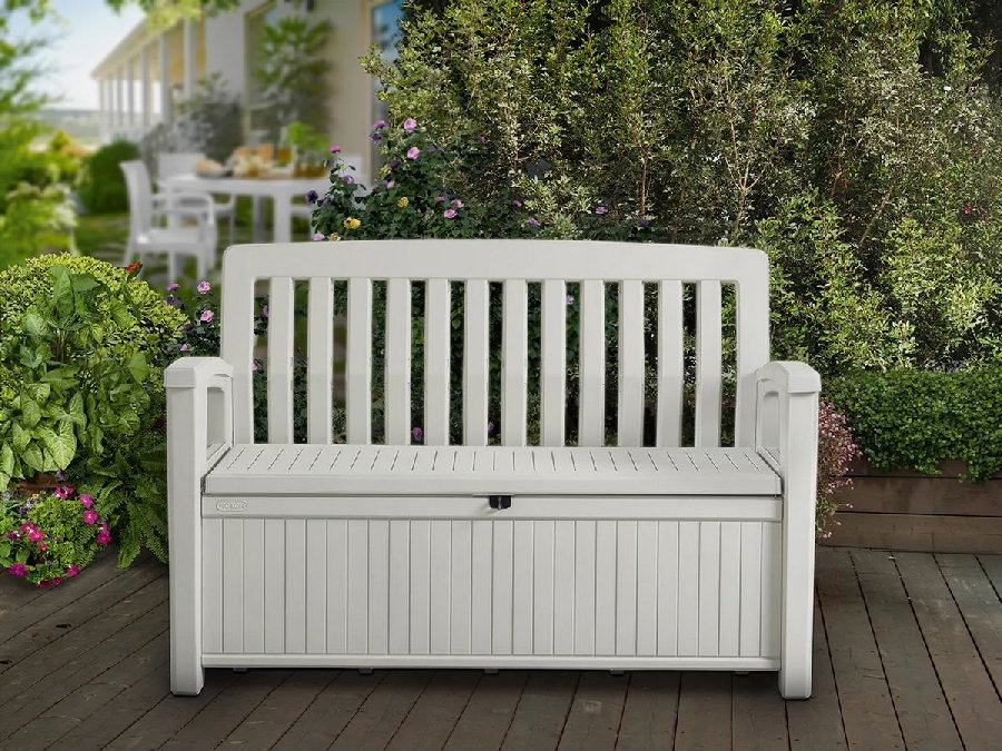 Сундук Keter Patio Bench (белый)