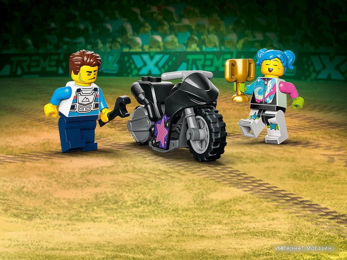 Конструктор LEGO City 60341 Трюковое испытание Нокдаун