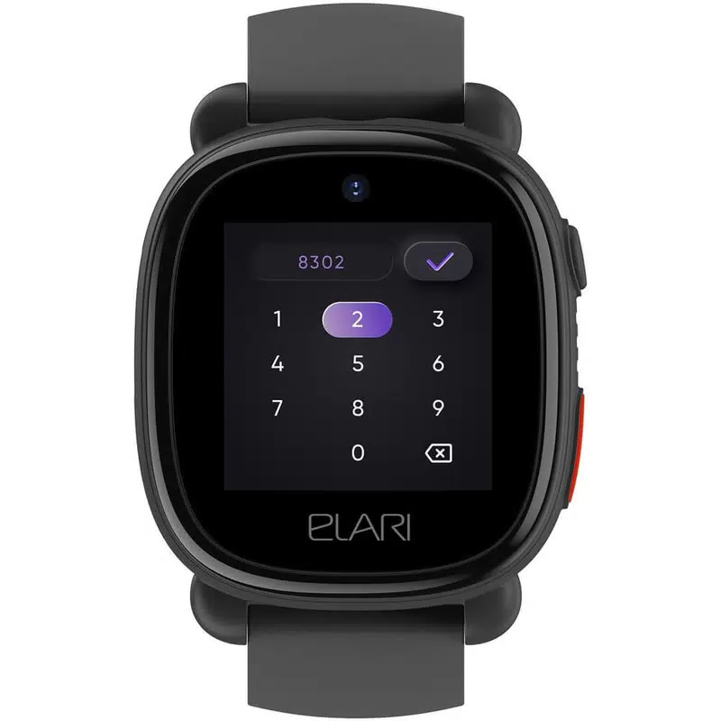 Детские умные часы Elari KidPhone 4G Lite (черный)