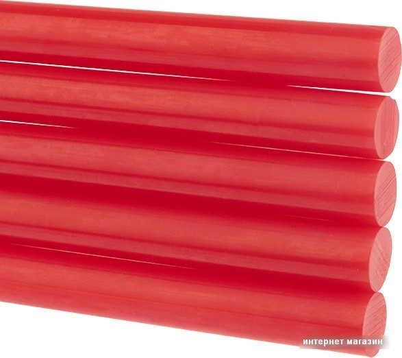 Клеевые стержни Rexant 09-1229 (6 шт, красный)