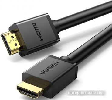 Кабель Ugreen HD104-60820 HDMI - HDMI (1.5 м, черный)