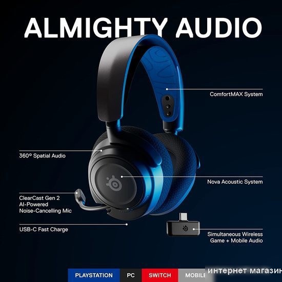Наушники SteelSeries Arctis Nova 7P Wireless