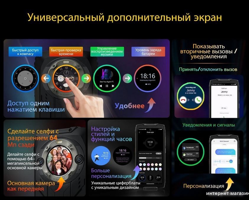 Смартфон Blackview BV9300 Pro 8GB/256GB (оранжевый)
